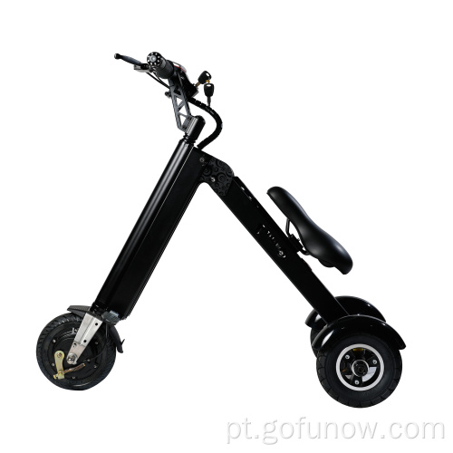 Scooter elétrico de 10 polegadas de 3 rodas